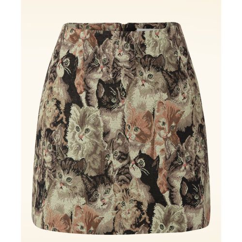 Jupe Mini Jacquard Aubin Kitty en Multi - Louche - Modalova