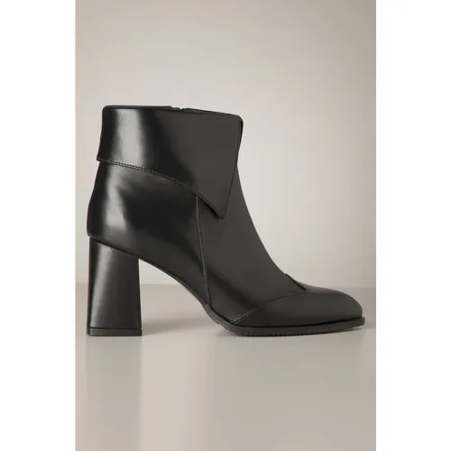 Bottines Amanda en cuir noir - Banned Retro - Modalova