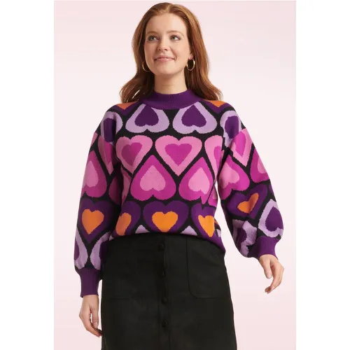 Pull Holly Hearts en violet - Smashed Lemon - Modalova