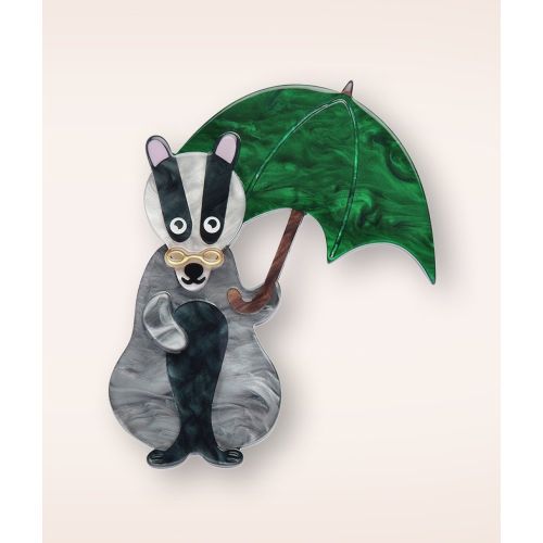 Broche Bill the Badger - erstwilder - Modalova