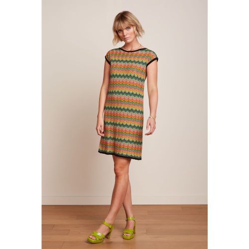 Robe ajouré à chevrons Delfina Penny en et multicolore - king louie - Modalova