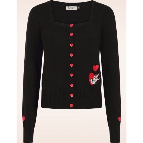 Gilet Annie Love en noir - Banned Retro - Modalova