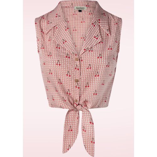 Chemisier Sweet Pea en Rose - Banned Retro - Modalova
