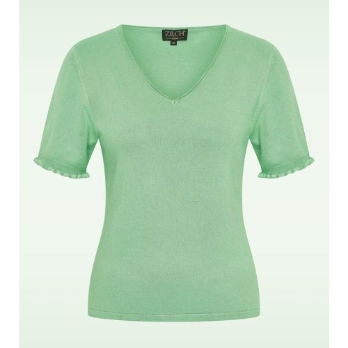 Haut Fancy en vert jade - Zilch - Modalova