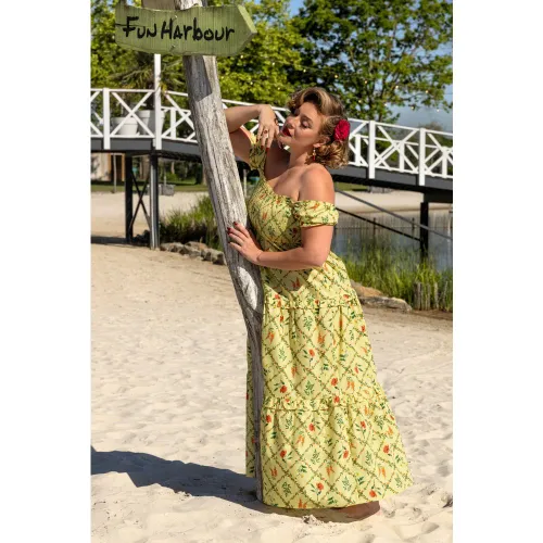 Robe longue fleurie Camille en - Glamorous - Modalova