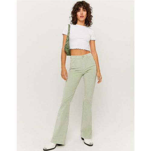 Pantalon Flare Taille Haute Vert - Tw - Modalova
