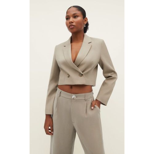 Blazer Cropped Fluide M - Stradivarius - Modalova