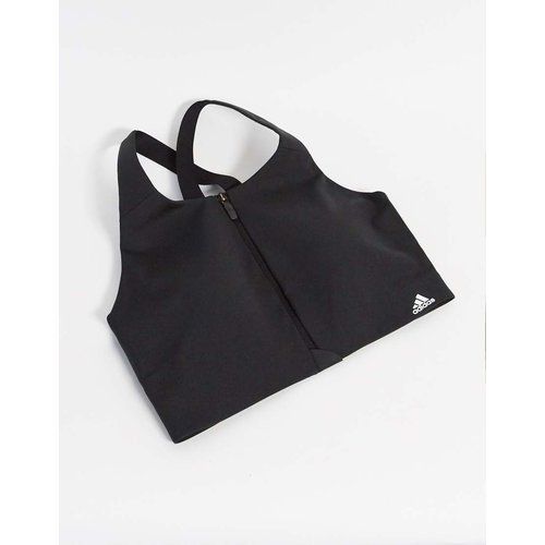 Adidas Training - Soutien-gorge à fermeture éclair sur l'avant - adidas performance - Modalova
