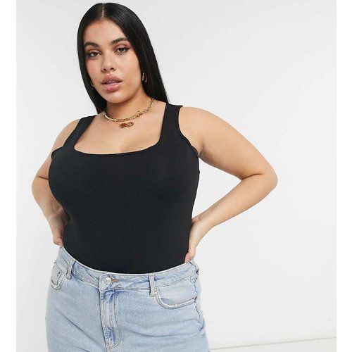 ASOS DESIGN Curve - Body débardeur à encolure dégagée en coton biologique - ASOS Curve - Modalova
