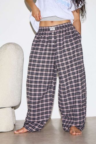 Pantalon tonneau à carreaux brossés en taille: Small - Out From Under - Modalova