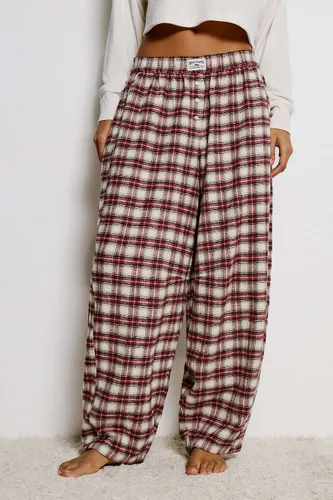 Pantalon Barrel à carreaux brossé en taille: XS - BDG - Modalova
