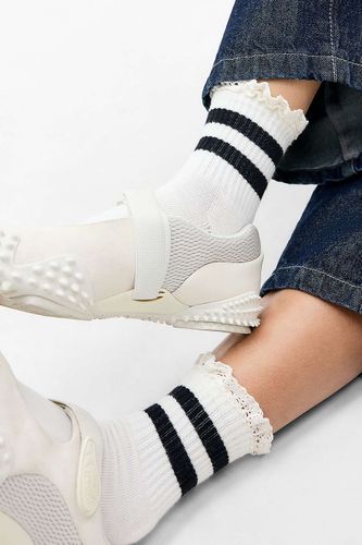 Chaussettes à bordure tricotée rayée en taille: TAILLE UNIQUE - Out From Under - Modalova