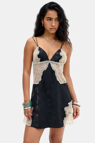 Robe nuisette en jacquard avec insert en dentelle en taille: XS - Out From Under - Modalova