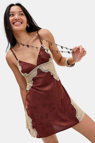 Robe nuisette en jacquard avec insert en dentelle en taille: XS - Out From Under - Modalova