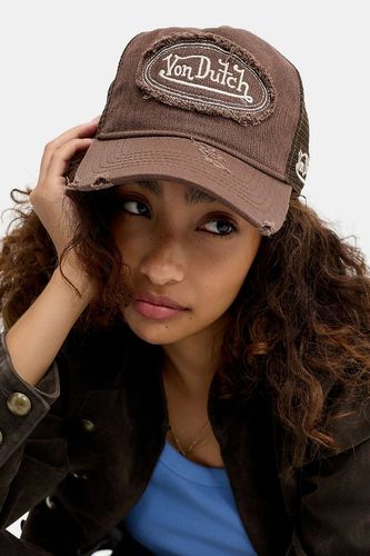 Casquette de camionneur à chevrons marron exclusive UO en taille: TAILLE UNIQUE - Von Dutch - Modalova