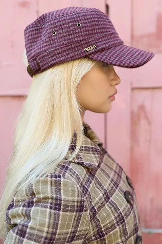Casquette de cadet à carreaux brossés utilitaire en taille: TAILLE UNIQUE - BDG - Modalova