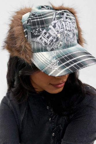 Casquette trappeur à carreaux Eagle en taille: TAILLE UNIQUE - Ed Hardy - Modalova