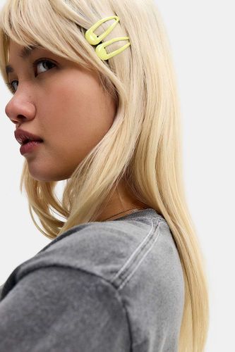 Lot de 8 pinces à cheveux triangulaires à pression UO par taille: TAILLE UNIQUE - Urban Outfitters - Modalova