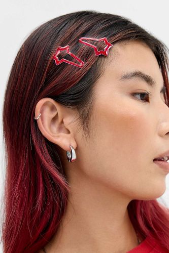 Lot de 2 barrettes à cheveux étoile en gelée pailletée UO par en taille: TAILLE UNIQUE - Urban Outfitters - Modalova