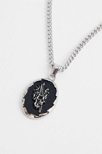 Collier à pendentif antique Surf Skull en taille: TAILLE UNIQUE - Ed Hardy - Modalova