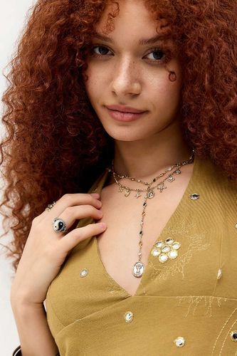 Collier lariat pierres précieuses en taille: TAILLE UNIQUE - Silence + Noise - Modalova