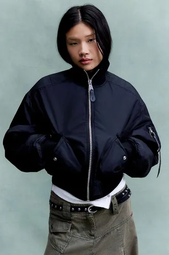 Veste bomber MA-1 courte noire en taille: Medium - Alpha Industries - Modalova