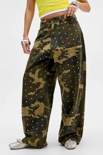 Jean Camo Stud XL Colossus taille: 25 - Jaded London - Modalova