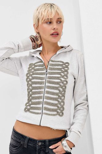 Sweat à capuche utilitaire Monster gris chiné en taille: Small - Jaded London - Modalova