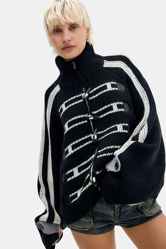Pull bombardier utilitaire à bascule en tricot en taille: XS - Jaded London - Modalova