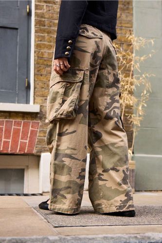 Pantalon cargo de charpentier camouflage délavé taille: 26 - Jaded London - Modalova