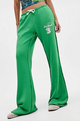 Pantalon de jogging Cleo ample à jambe évasée vert en taille: XS - Jaded London - Modalova