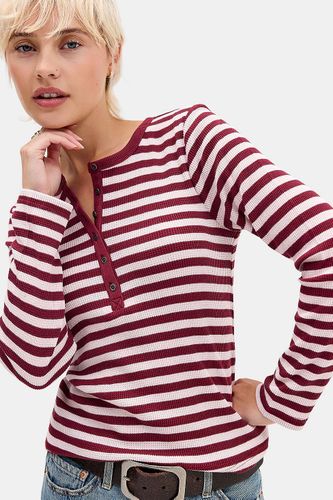 T-shirt Henley gaufré rayé Rooney en taille: XS - Levi's - Modalova