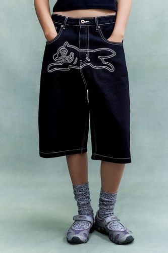 Short en jean brodé Running Dog en taille: 26 - ICECREAM - Modalova