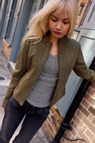 Veste elfique kaki à fermeture éclair en taille: XS - Daisy Street - Modalova