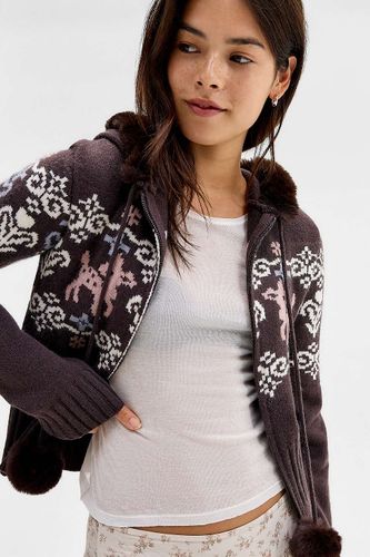 Sweat à capuche tricoté à fermeture éclair Eclair en taille: XS - Daisy Street - Modalova