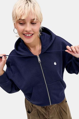 Sweat à capuche zippé Casey marine en taille: Small - Carhartt WIP - Modalova