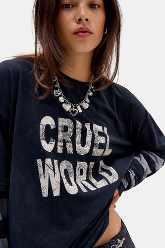 T-shirt graphique Cruel World en taille: XS - The Ragged Priest - Modalova