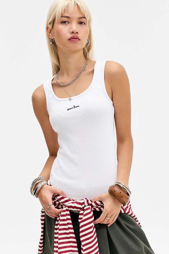 Débardeur côtelé avec écusson Jeans en taille: XS - GUESS - Modalova