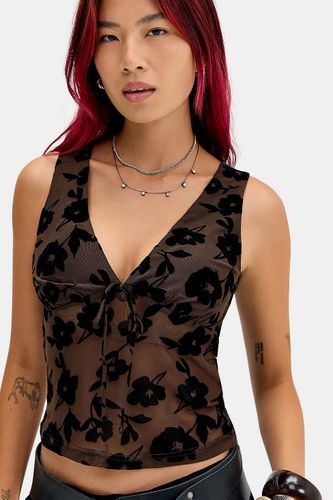 Haut en velours brûlé Chai en taille: XS - Kiss The Sky - Modalova