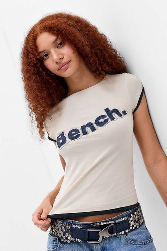 T-shirt à appliqué Kirra écru en taille: Small - Bench - Modalova