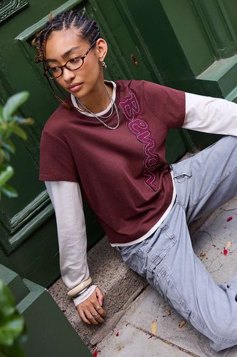 T-shirt Breeana double couche Bench exclusivité UO en taille: 2XS - Urban Outfitters - Modalova