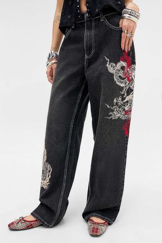 Jeans coupe droite Dragon taille: Small - Ed Hardy - Modalova