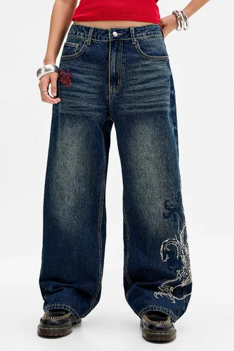 Jean taille basse Dragon UO Exclusif en taille: 2XS - Ed Hardy - Modalova