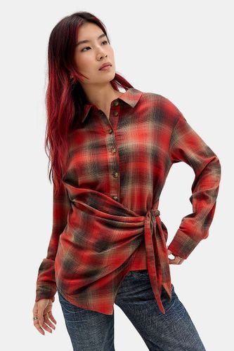 Chemise à carreaux Luca avec naud latéral en taille: 2XS - BDG - Modalova