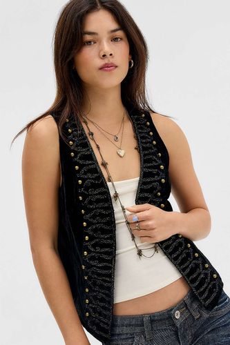 Veste utilitaire en velours noir Marley en taille: 2XS - Silence + Noise - Modalova