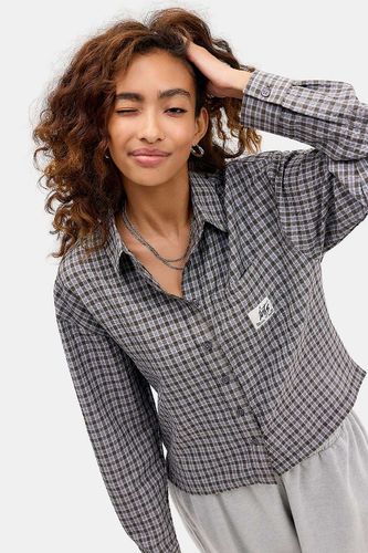 Chemise courte à carreaux gris iets frans. en taille: 2XS - iets frans... - Modalova