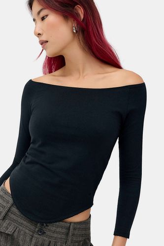 T-shirt basique à épaules dénudées et manches 3/4 UO par en taille: Medium - Urban Outfitters - Modalova