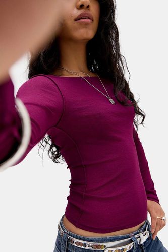Haut à manches longues UO Frankie par en taille: Medium - Urban Outfitters - Modalova