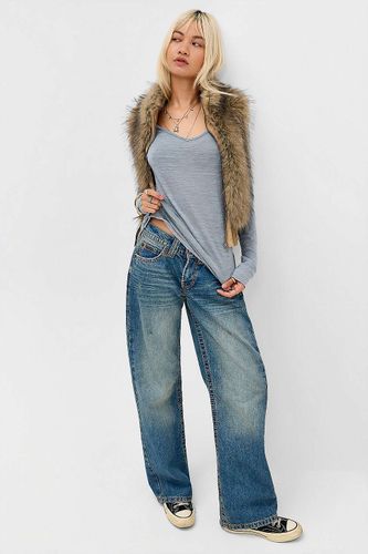 T-shirt à manches longues à décolleté plongeant Voop en taille: Medium - BDG - Modalova