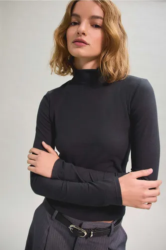T-shirt à manches longues col roulé Spill en taille: Medium - BDG - Modalova
